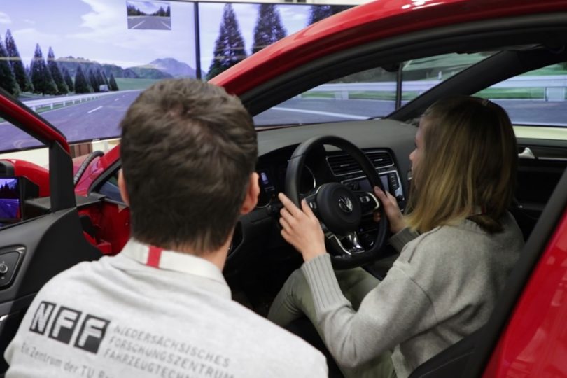 Zukunftstag 2019 Fahrsimulator